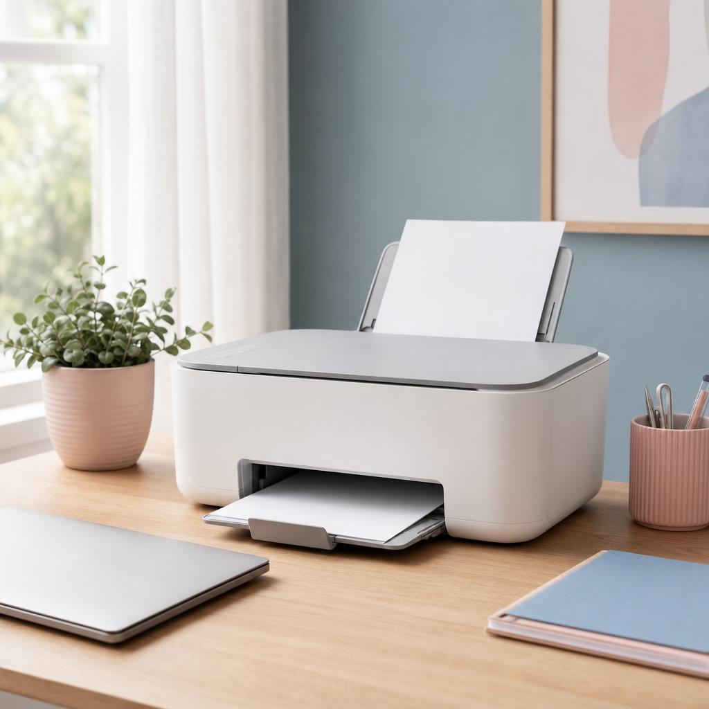 A home-office printer on a desk